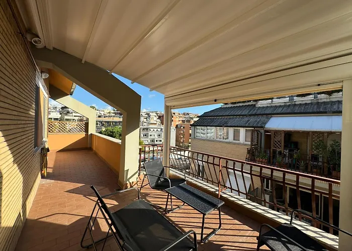 Bright And Residential Roman Apt With Terrace